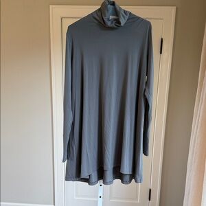 Susana Monaco Gray Long Sleeve turtleneck dress
